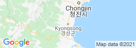 Kyongsong map